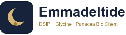 Emmadeltide — DSIP + glycine science by Panacea Bio Chem